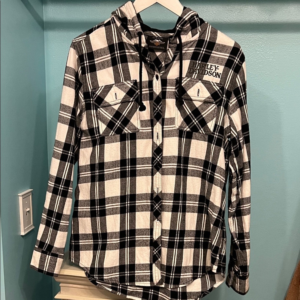 Harley-Davidson Kids Checkered Button-Down Shirt